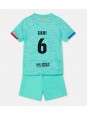 Barcelona Paez Gavi #6 Ausweichtrikot für Kinder 2023-24 Kurzarm (+ Kurze Hosen)